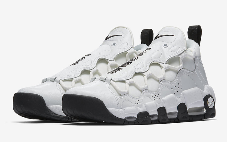 Nike Air More Money LA White Black Shoes For Women - Click Image to Close
